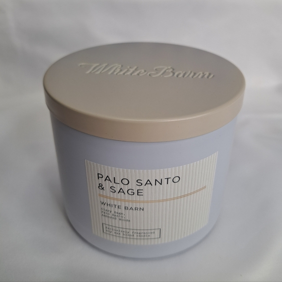 White Barn Palo Santo & Sage Candle - Cream - Picture 10 of 10